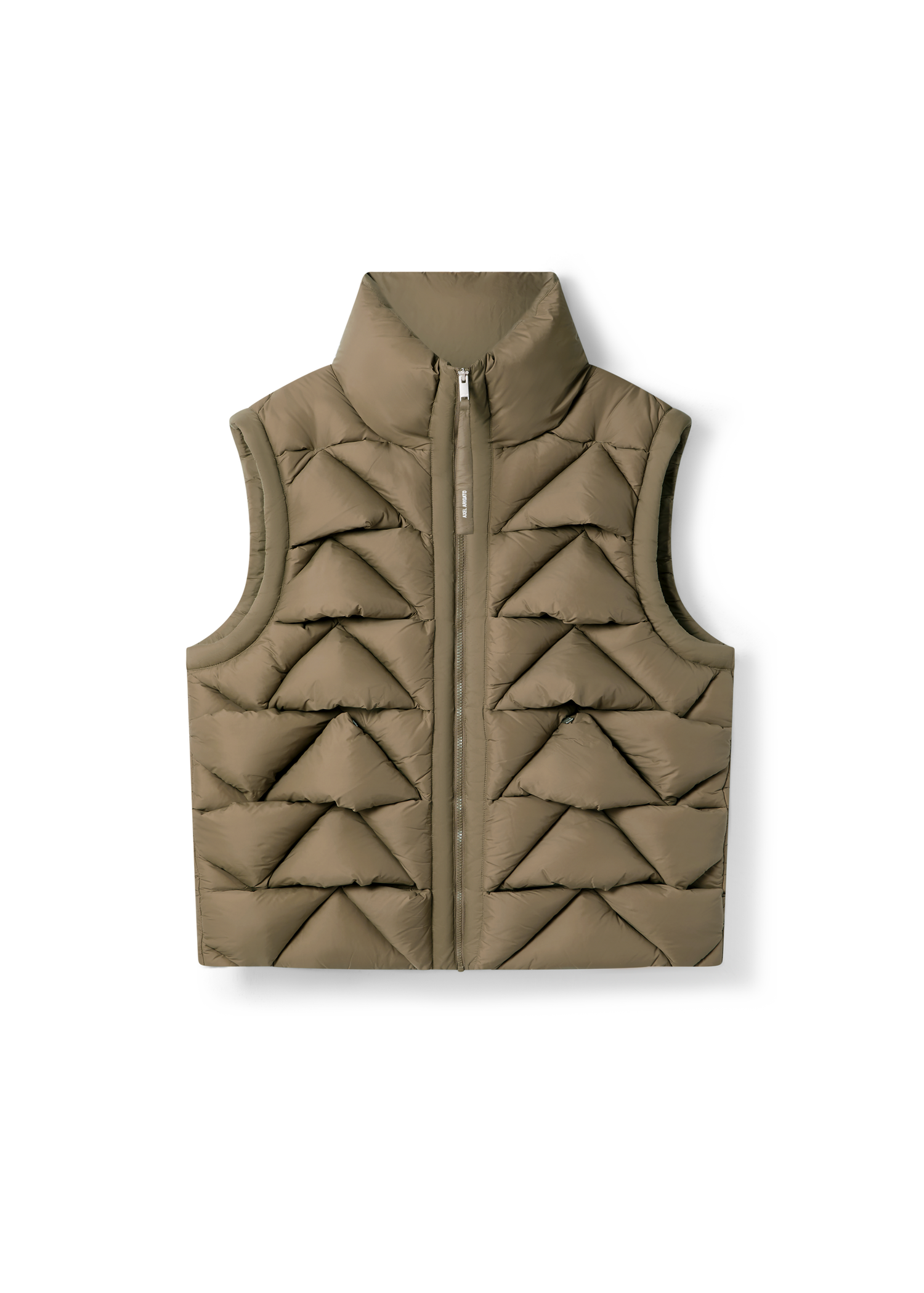Vest AXEL ARIGATO Knit Geometric Quilted Puffer Vest Grøn | A3126001, 0