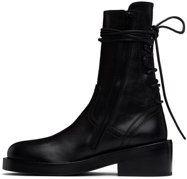 Tøj Ann Demeulemeester Ann Demeulemeester Henrica Leather Boots Sort | 2201-W-A02-380-099, 2