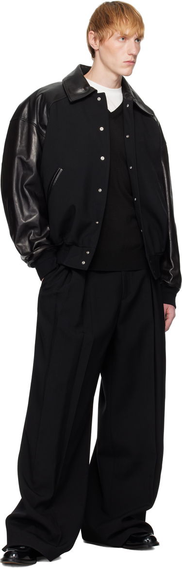 Bukser Jil Sander Jil Sander Wool Pleated Trousers Sort | J21KA0265_J40160, 3