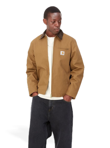 Jakke Carhartt WIP Detroit Jacket "Hamilton Brown / Tobacco rigid" Bourgogne | I015264_00S_01