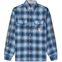 Skjorte BILLIONAIRE BOYS CLUB Check Shirt Blå | B23424-BL, 1
