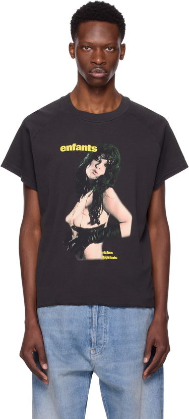T-shirt Enfants Riches Déprimés Enfants Riches Déprimés Artwork Raglan T-Shirt Sort | 010-829, 0