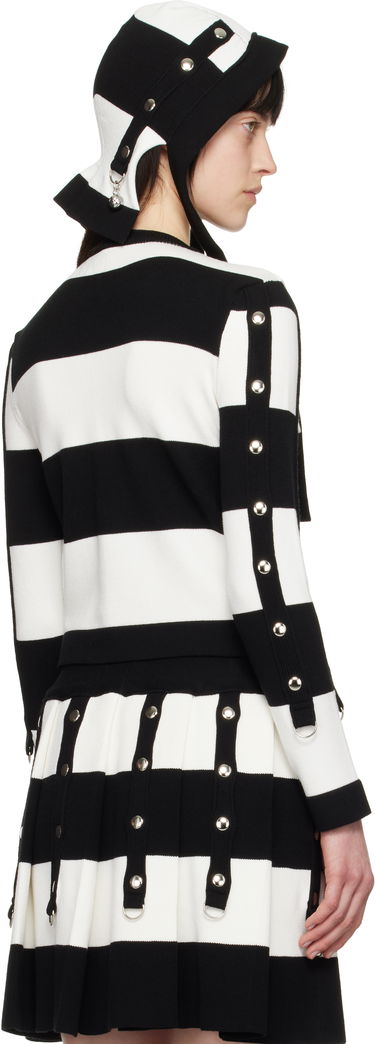 Nederdel Chopova Lowena Chopova Lowena Kip Checkered Cardigan with Bells Sort | 5233, 2