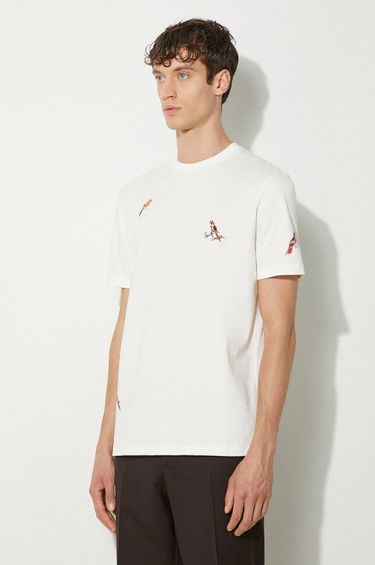 T-shirt Paul Smith Paul Smith Bird Application T-Shirt Hvid | M1R.919T.NP4322, 3