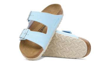 Sneakers og sko Birkenstock Arizona Birko-Flor Nubuk Regular Fit Sandals Blå | 1030931, 3