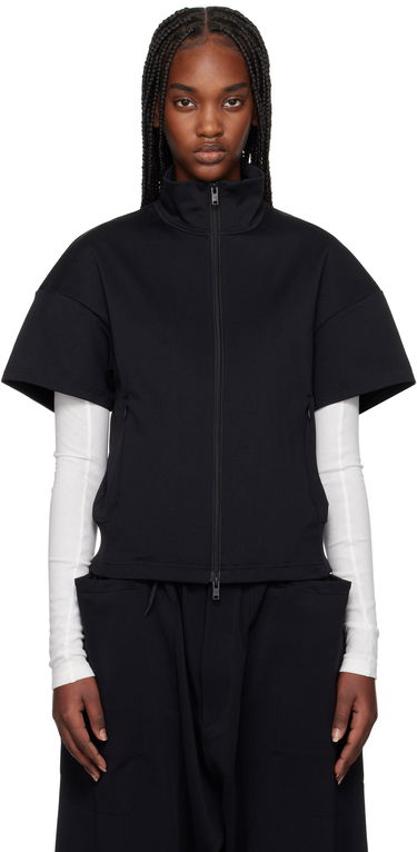 Vest Y-3 Y-3 3S Short Sleeve Zip-Up Shirt Sort | JN4984, 0