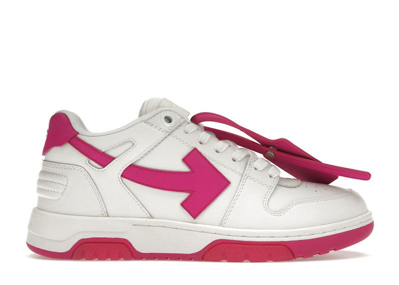 Sneakers og sko Off-White Out Of Office Calf Leather White Fuchsia W Rød | OWIA259S23LEA0010132/OWIA259F22LEA0010132, 0