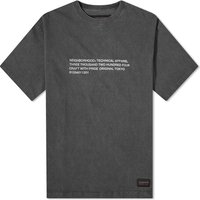 T-shirt Neighborhood Pigment Dyed T-Shirt Grå | 232UNNH-CSM02-BK, 1