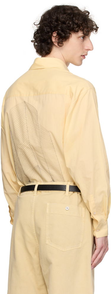 Skjorte LEMAIRE Lemaire Philippe Weisbecker Relaxed Shirt Gul | SH1164 LF1389, 2