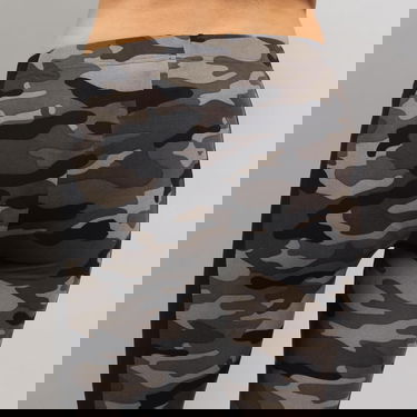 Bukser og jeans Urban Classics Ladies Camo Stripe Leggings Grå | TB1530 Grey, 4