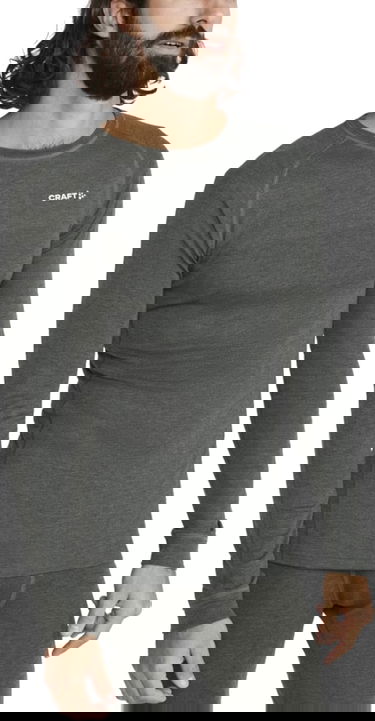 T-shirt Craft Long Sleeve Grå | 1911546-680200, 0