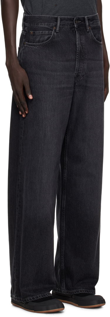 Jeans Acne Studios Acne Studios Faded Loose-Fit Jeans Sort | C00090-, 1
