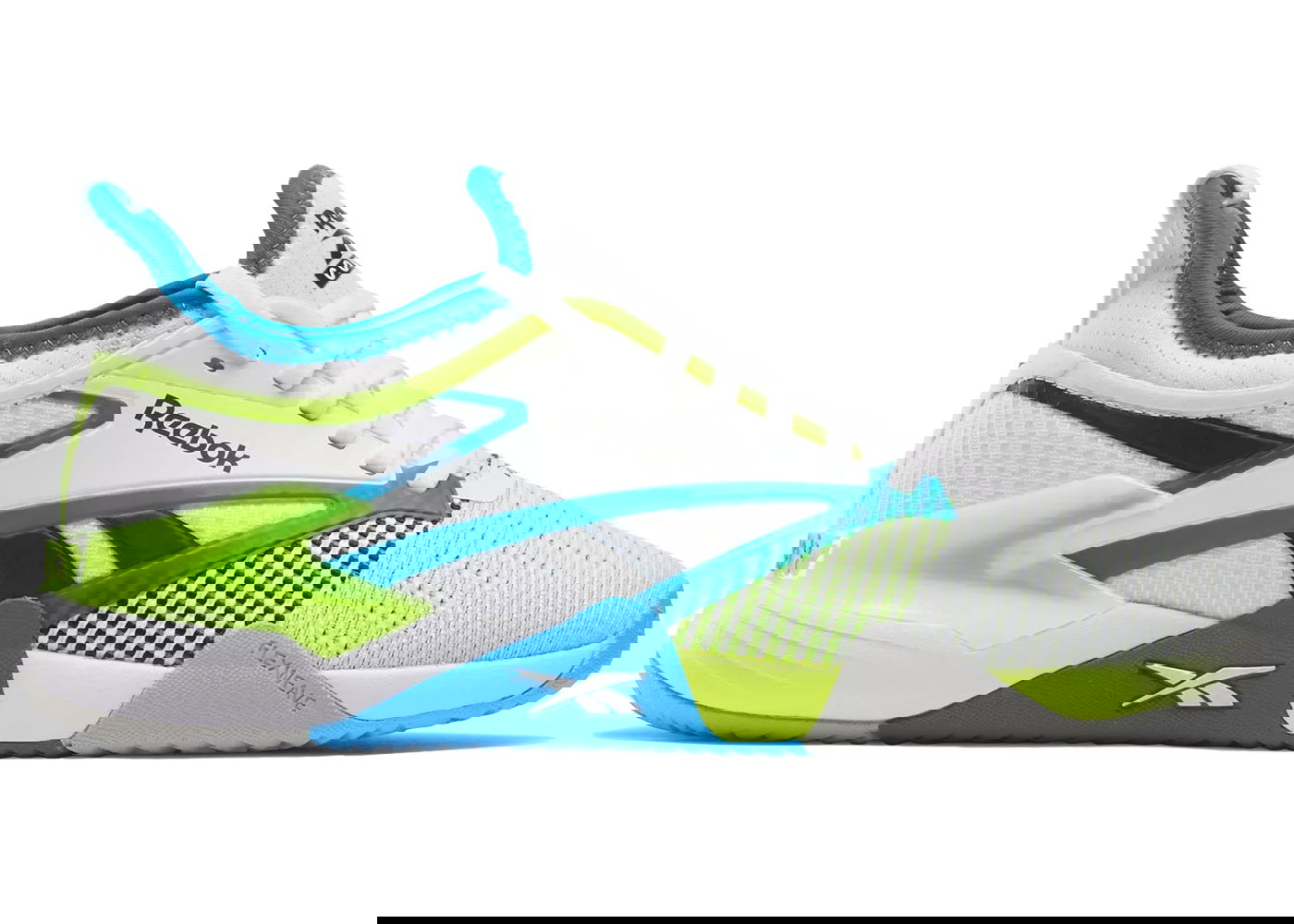 Sneakers og sko Reebok Nano Court White Digital Lime Aqua Flerfarvet | 100204815, 0
