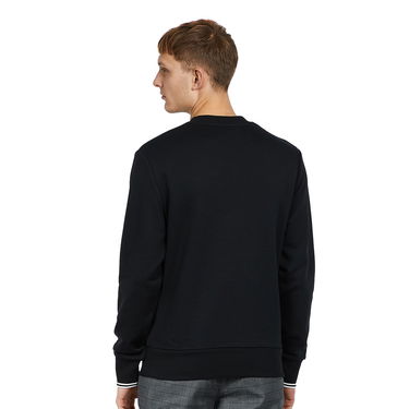 Sweatshirt Fred Perry Crew Neck Sweatshirt Sort | M7535-184, 1