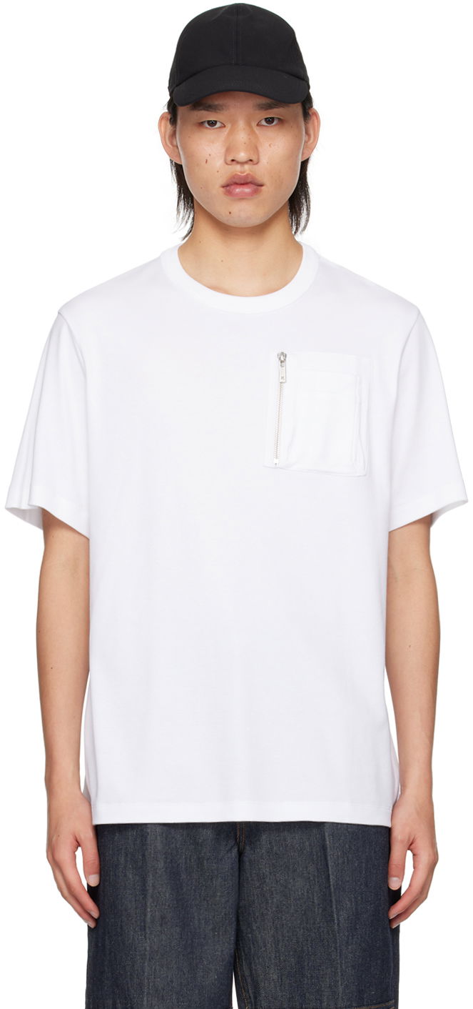 T-shirt Helmut Lang Utility Pocket T-Shirt Hvid | O04HM596