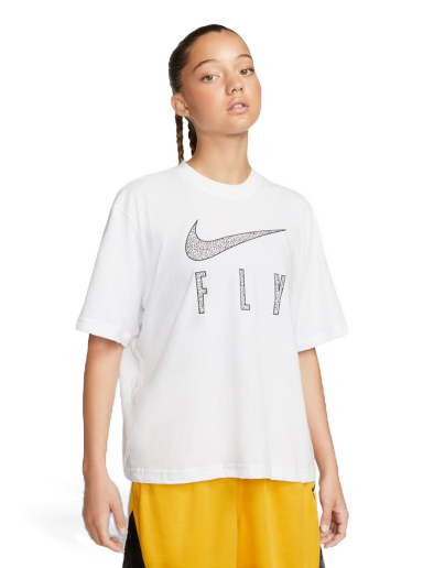 T-shirt Nike Dri-FIT Swoosh Fly Boxy Tee Hvid | DV2373-100