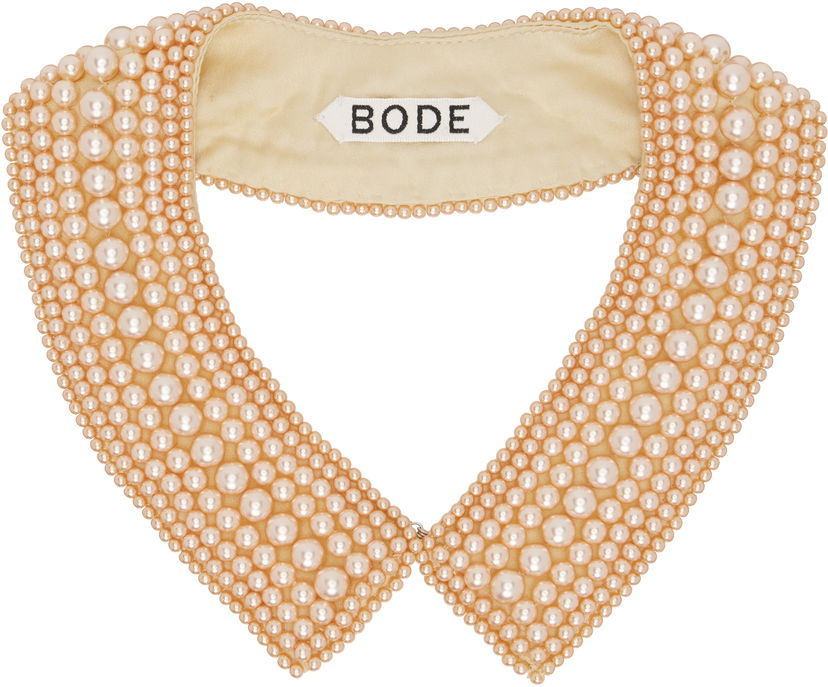 Halskæde Bode Bode Pearl Embellished Collar Beige | MRS25AC003