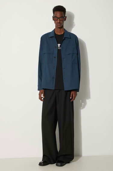 Jakke Paul Smith Paul Smith Wool Overshirt Blå | M1R.703Y.M02212, 0