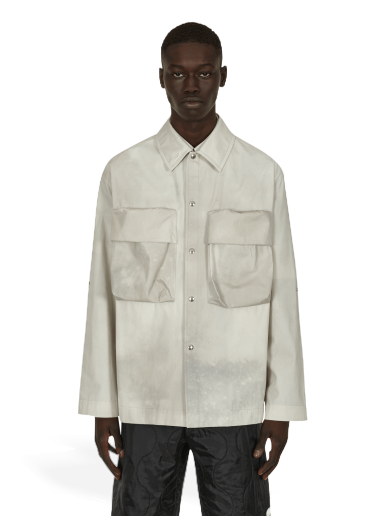 Skjorte OAMC Puff Shirt Grey Beige | OAMU602282 053
