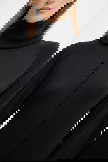 Kjole Y-3 Y-3 Maxi Hooded Knit Dress Sort | JX2300, 3