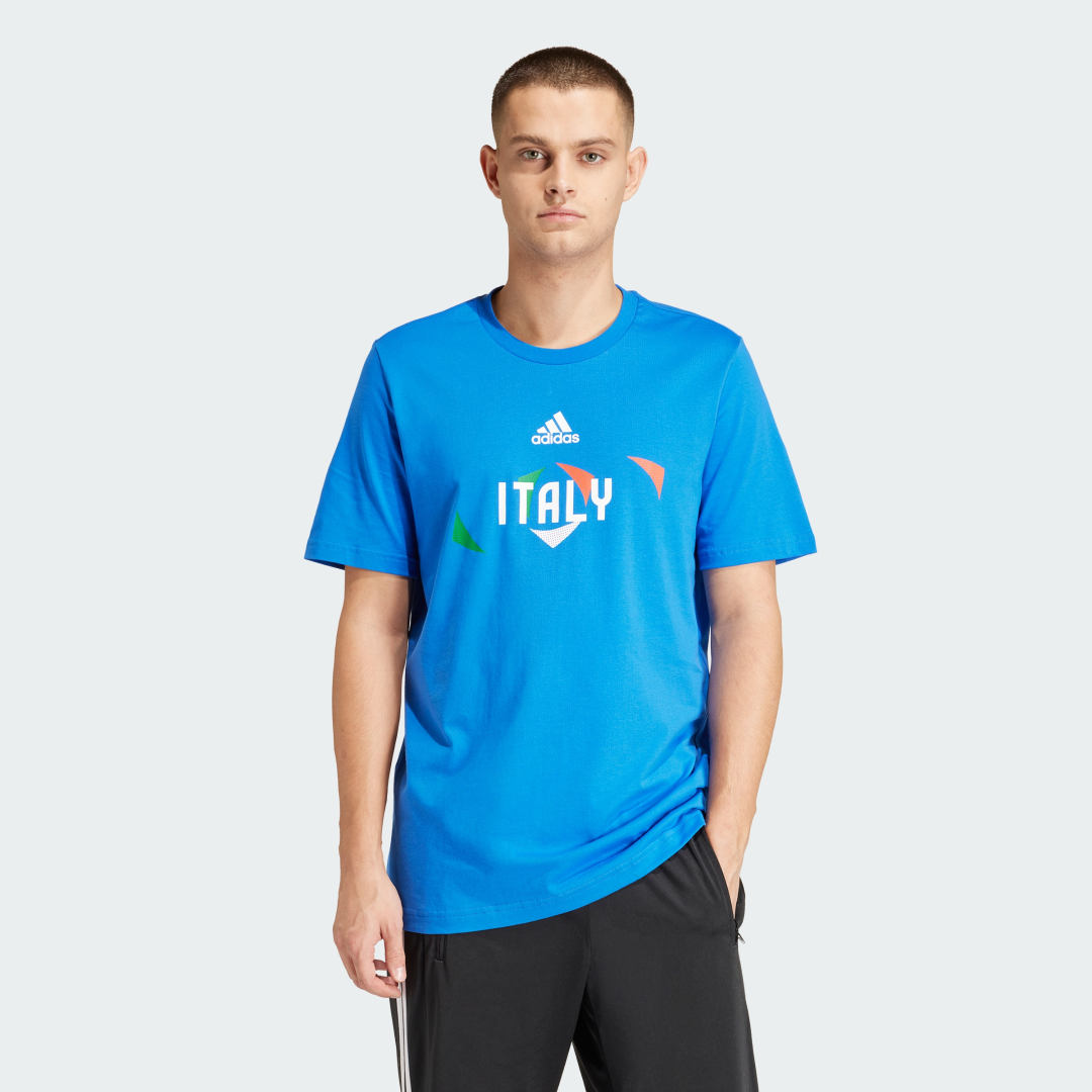 T-shirt adidas Performance UEFA EURO24™ Italy Blå | IT9318, 0