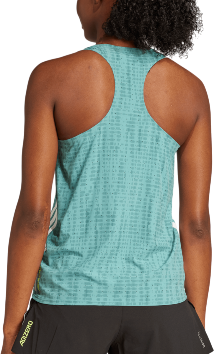 Tanktop adidas Performance Adizero Tank Top Turkis | jp3776, 1