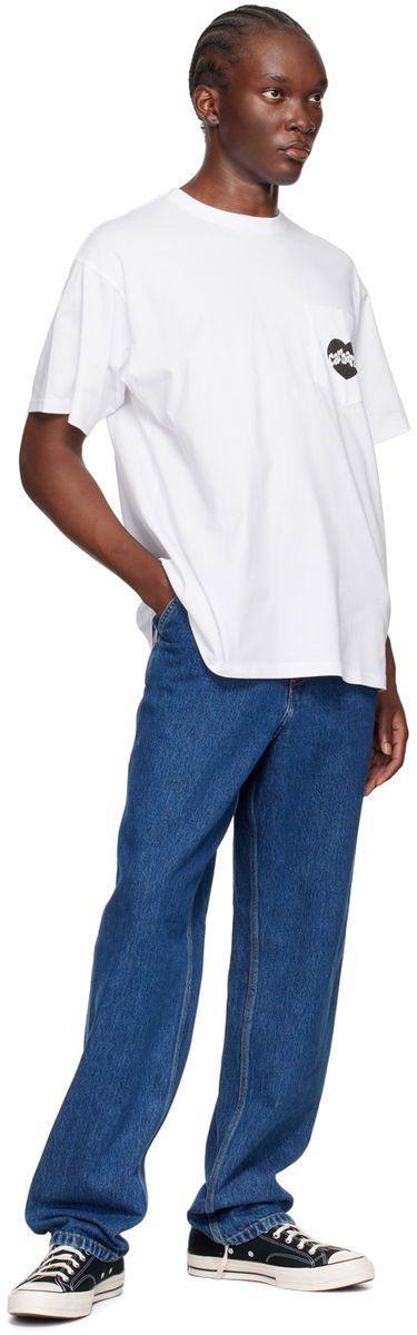 T-shirt Carhartt WIP Amour Pocket T-Shirt Hvid | I033675, 3