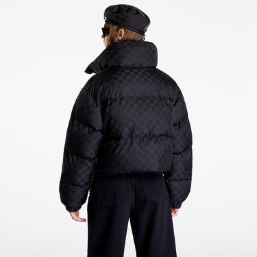 Puffer jakke MISBHV Monogram Nylon Puffer Sort | 3121W414, 2