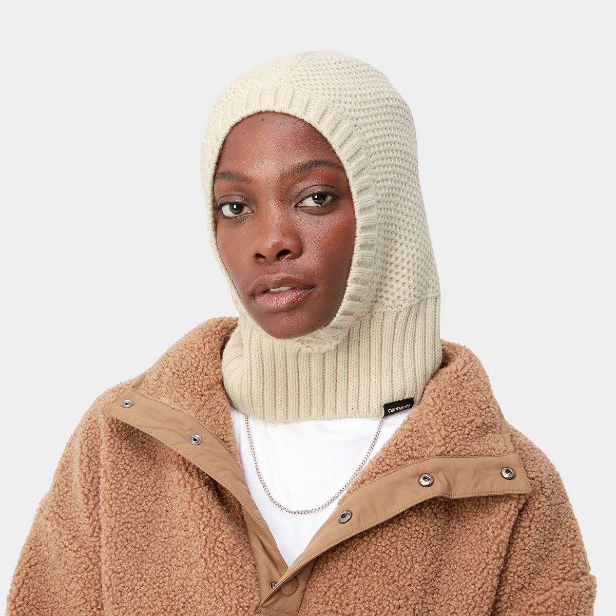 Tøj Carhartt WIP Remi Balaclava Hvid | I032223_1NG_XX, 0