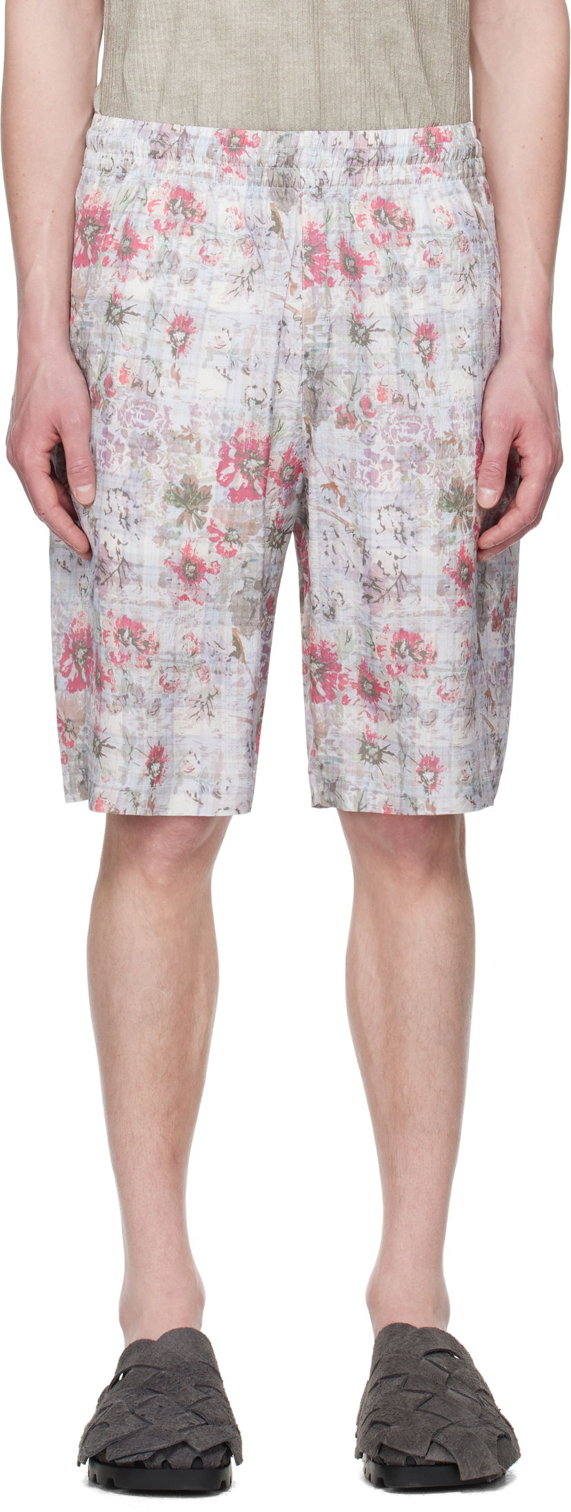 Shorts Diesel P-Leys Floral-Print Shorts Flerfarvet | A16697-0AKBE-89R