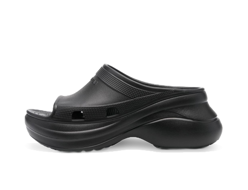 Sneakers og sko Balenciaga Crocs x Pool Slide Sandals Black W Sort | 677389W1S8E1000