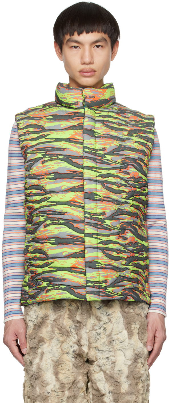 Vest ERL Camo Down Vest Grøn | ERL06J007