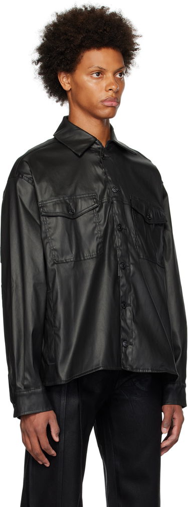 Skjorte Ottolinger Ottolinger Buttoned Denim Shirt Blå | 1700409, 4