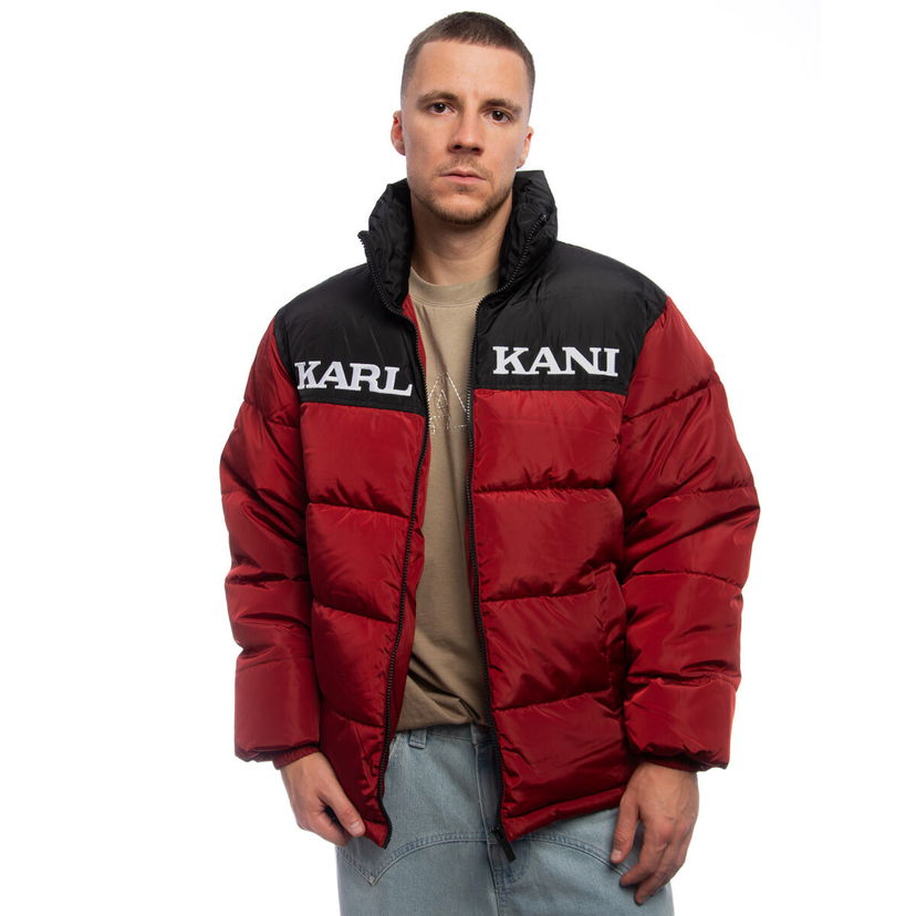 Puffer jakke Karl Kani Karl Kani Retro Essential Puffer Jacket Rød | PD00007603