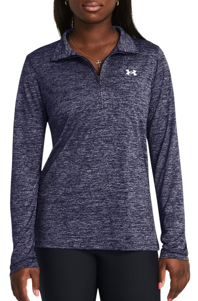 Sweatshirt Under Armour Tech 1/2 Zip Sweatshirt Mørkeblå | 1384225-410