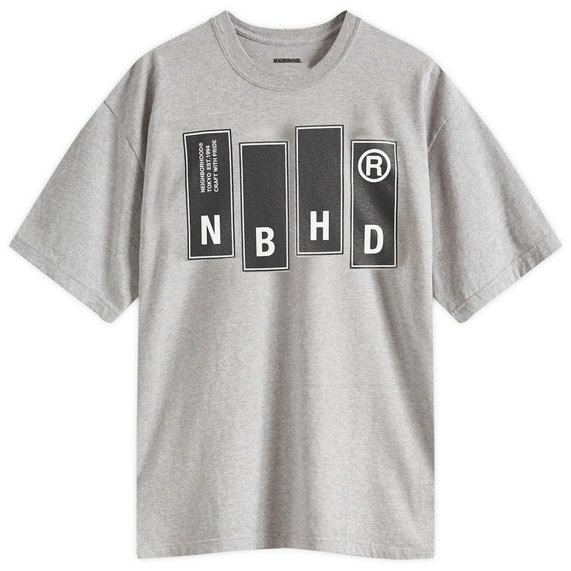T-shirt Neighborhood 26 Printed Grå | 241PCNH-ST26-GY