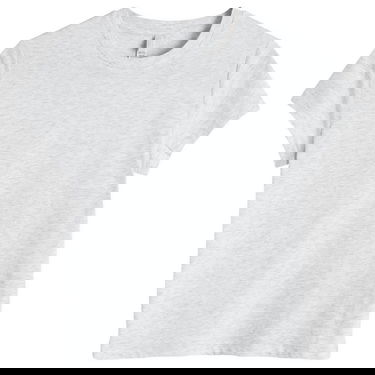 Crop top SKIMS Relaxed Fit Shrunken T-Shirt Grå | SS-STT-6128W-LHG, 0