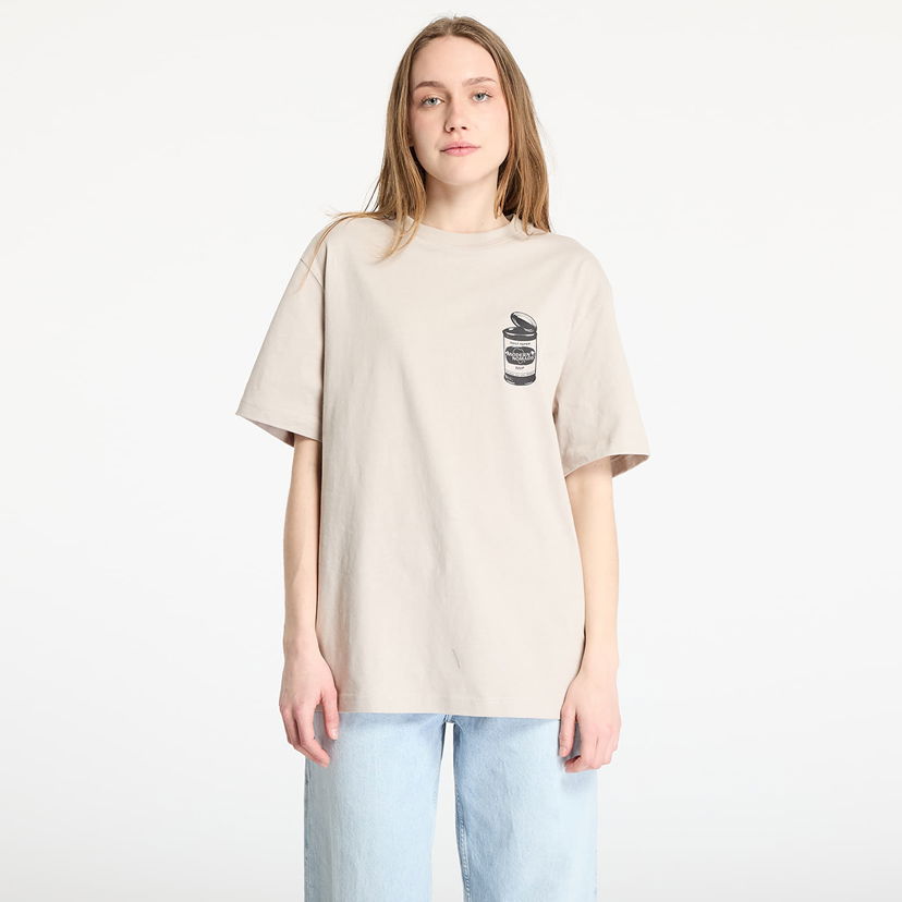 T-shirt DAILY PAPER Daily Paper Soup T-Shirt Beige | 2511057