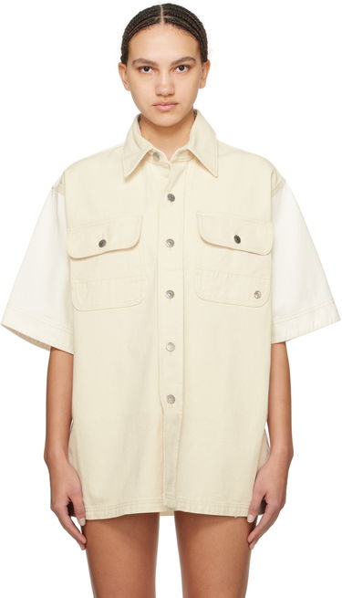 Skjorte Stella McCartney Stella McCartney Workwear Denim Shirt Beige | 6D02513SPH57, 0