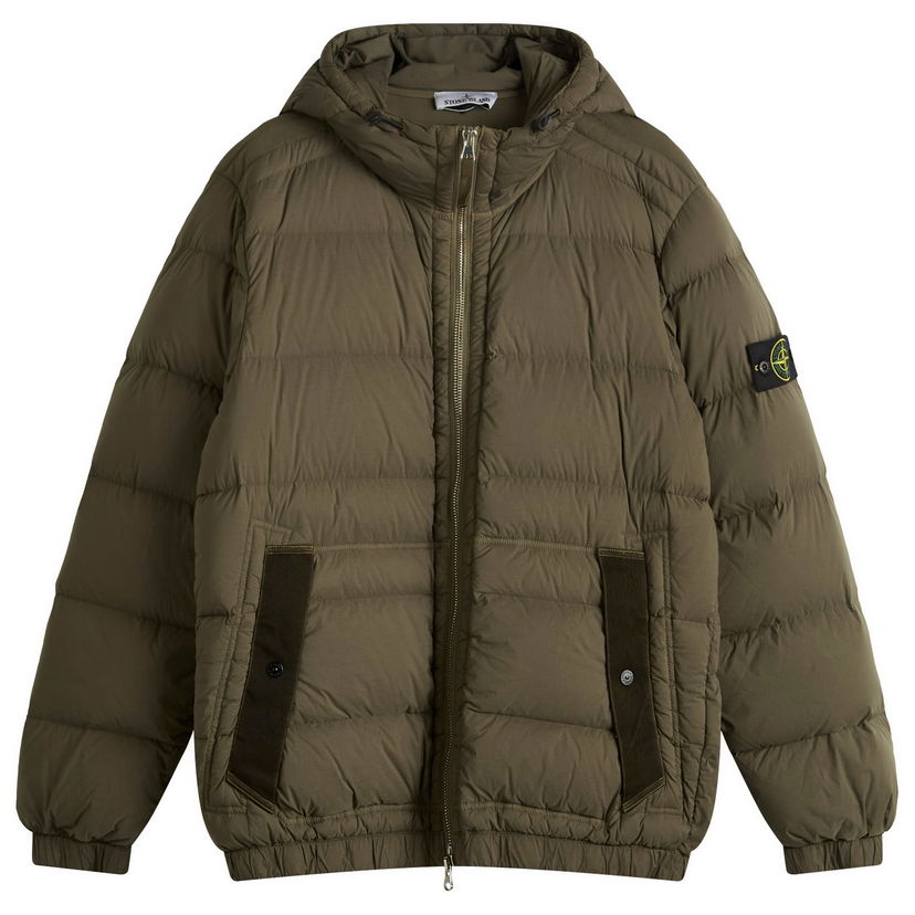 Puffer jakke Stone Island Seamless Tunnel Nylon Down-TC Jacket, Size Large Grøn | K2S154100040-V0054