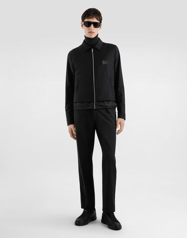 Jakke Dolce & Gabbana Dolce & Gabbana Wool Canvas Jacket Sort | G9BQZTFURK8N0000, 1