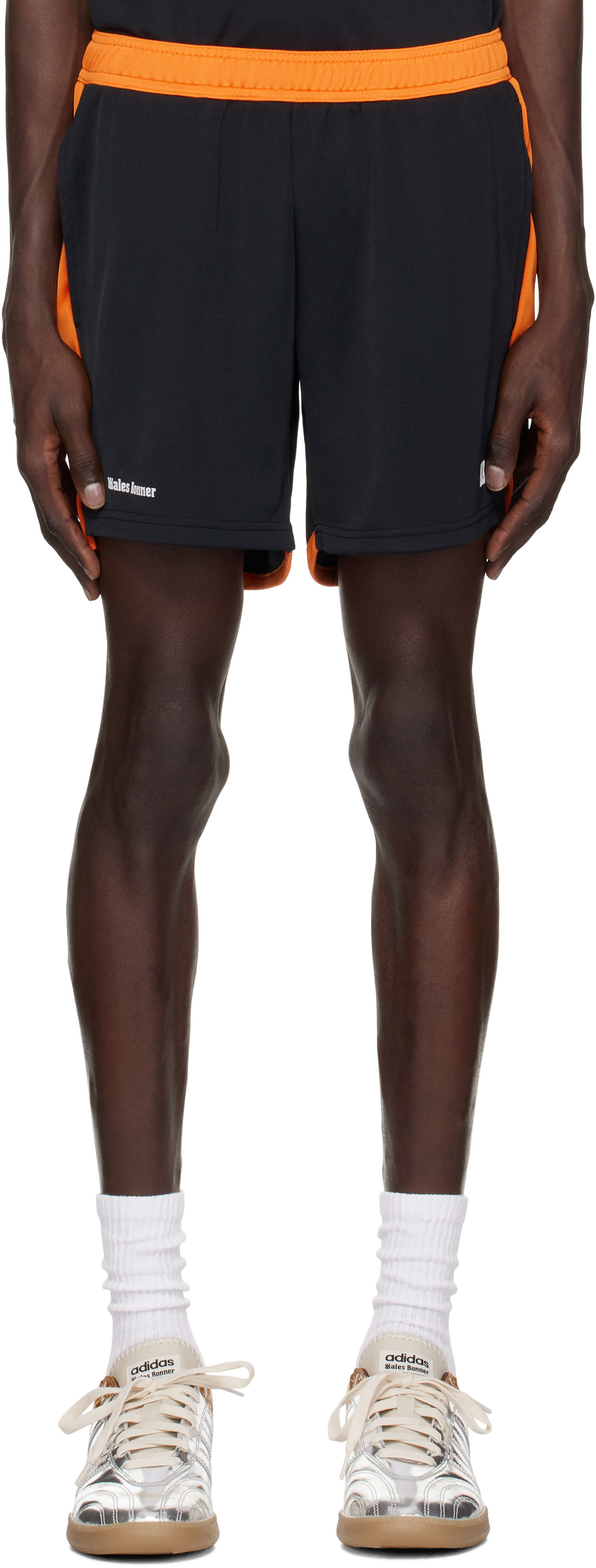 Shorts Wales Bonner Wales Bonner Home Jersey Shorts Sort | US25JE21-PL04-999 TECHNICAL JRSY, 0