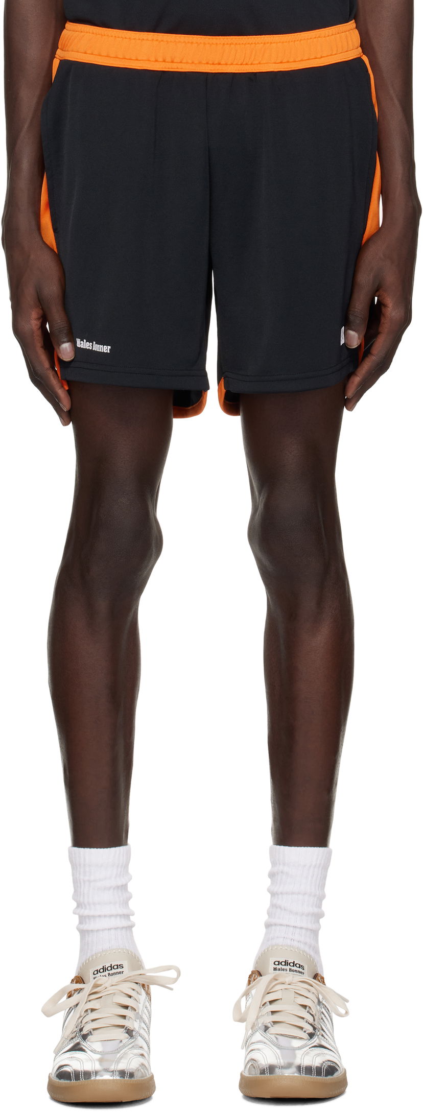 Shorts Wales Bonner Wales Bonner Home Jersey Shorts Sort | US25JE21-PL04-999 TECHNICAL JRSY