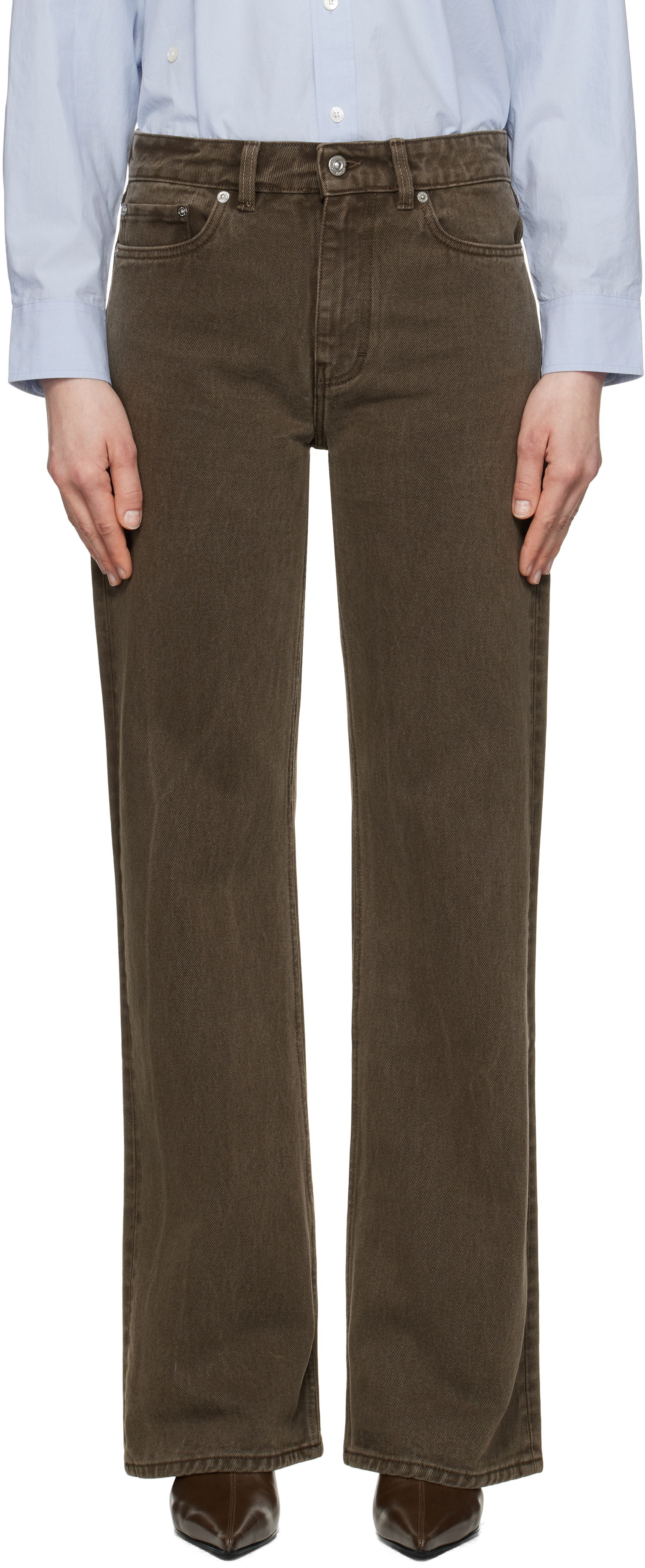 Jeans OUR LEGACY Our Legacy Boot Cut Jeans Brun | W2255BC, 0