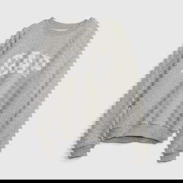 Sweatshirt GAP Sweatshirt Logo Sweatshirt Light Heather Grey XL Grå | 829096-02, 3