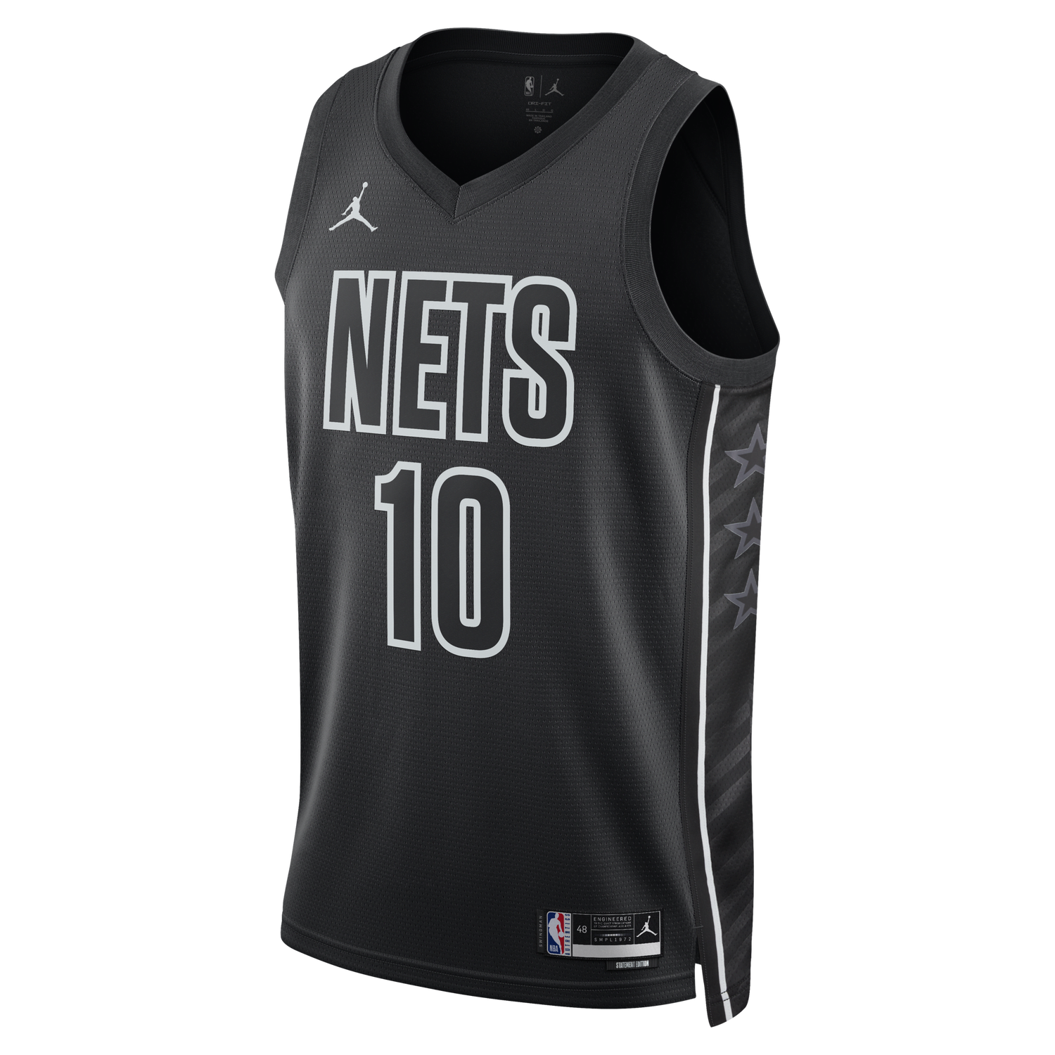 Jersey Jordan Dri-FIT NBA Swingman Brooklyn Nets Statement Edition Sort | DO9518-013, 0