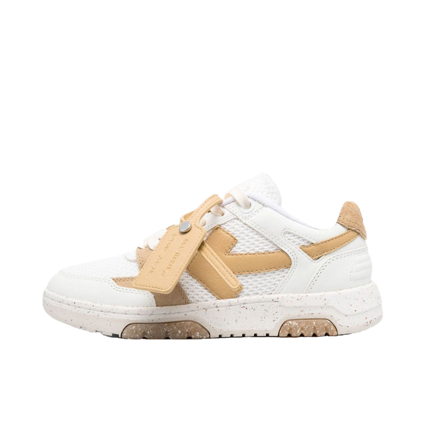 Sneakers og sko Off-White Out Of Office Low Slim White Beige W Hvid | OWIA276S23LEA0010161