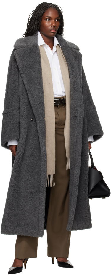 Frakker Max Mara Max Mara Kadiak Teddy Coat Grå | 2421016313600 MM10502, 4