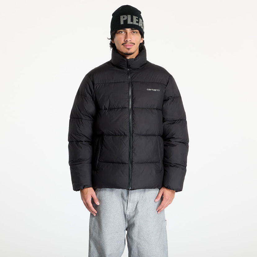 Jakke Carhartt WIP Jacket Springfield Jacket UNISEX Black/ Misty Grey XS Sort | I032262.2DXXX