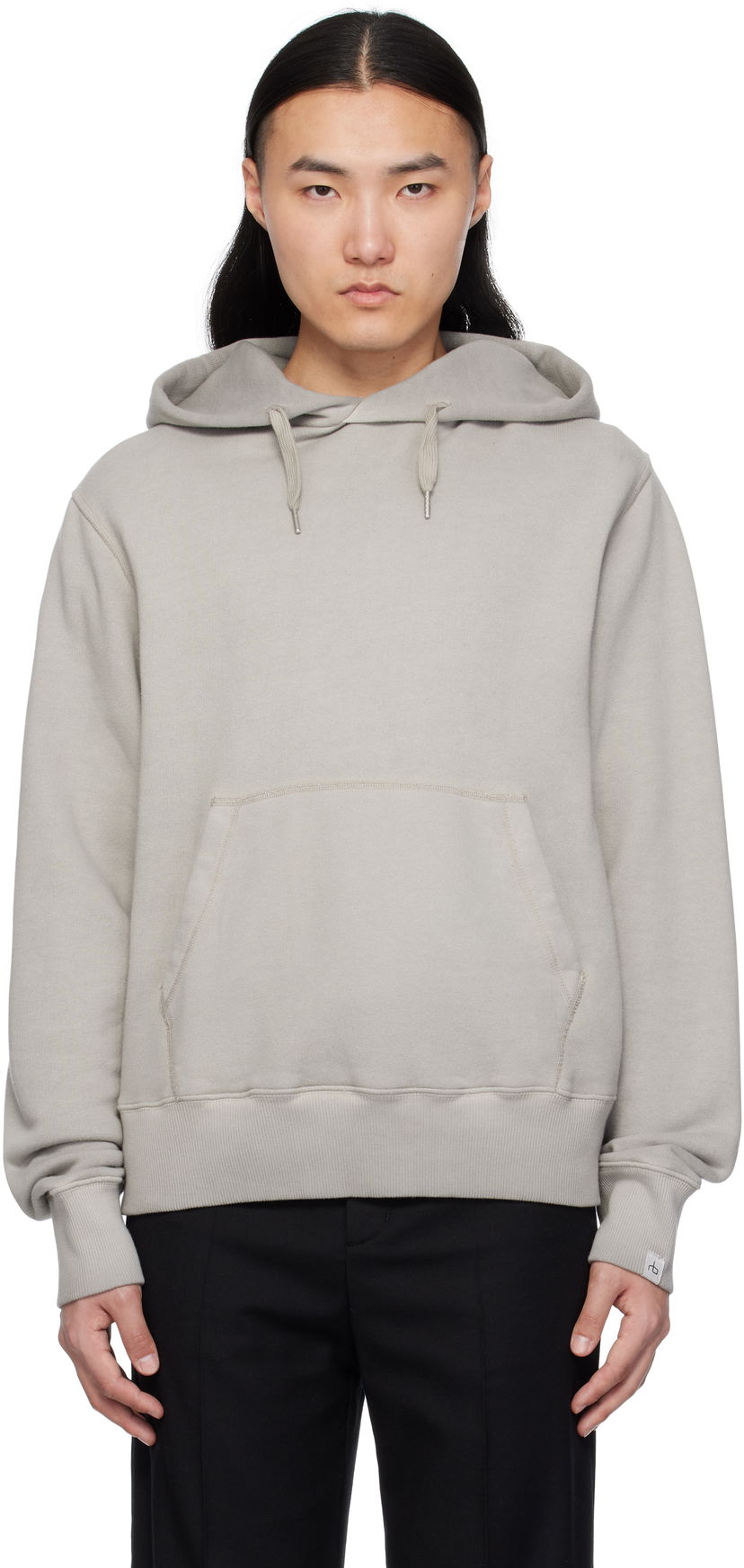 Sweatshirt rag & bone Rag & Bone Damon Vintage Terry Hoodie Grå | MBC24FT031V131